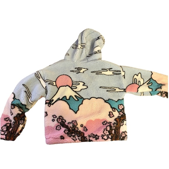 Empyre Raven Cherry Fleece Japanese Jacket M Medium Excellent - Picture 5 of 7